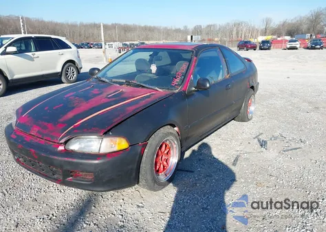 1995 Honda Civic Ex из США, поврежденный, VIN 1HGEJ1222SL020664